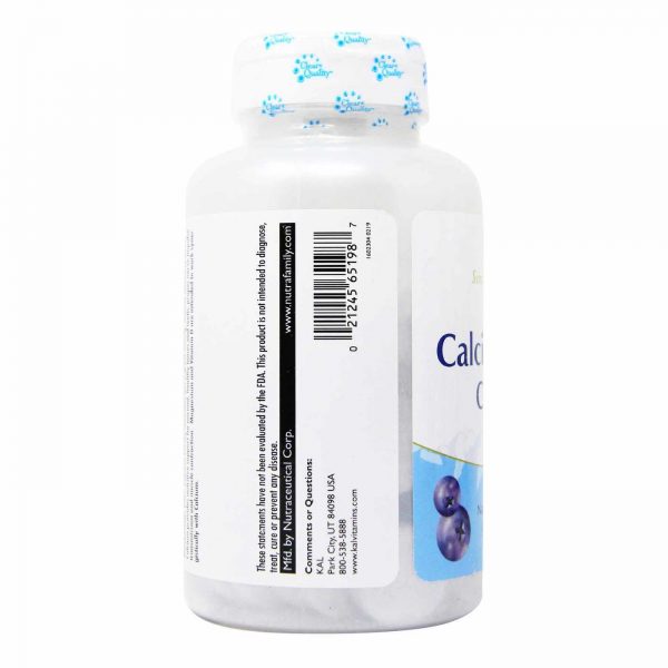 Comprar Kal, Citrato de Cálcio 500 mg, Mirtilo - 60 Pastilhas Mastigáveis - Imagem 4