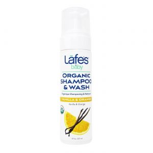 Comprar Lafe's Natural Body Care Organic Baby Kids Shampoo and Wash Vanilla Orange - 8 fl oz (237 ml)