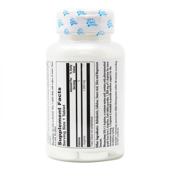 Comprar Kal L-Arginina 1000 mg 60 Tabletes - Imagem 5