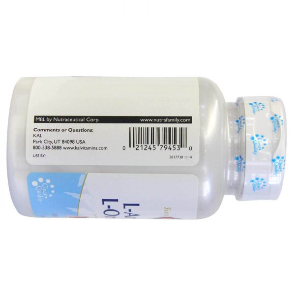 Comprar Kal, L-arginina e L-ornitina - 60 Comprimidos - Imagem 5