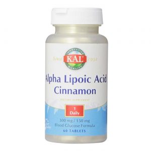 Comprar Kal Ácido alfa-lipóico e canela 300 mg 60 Tabletes