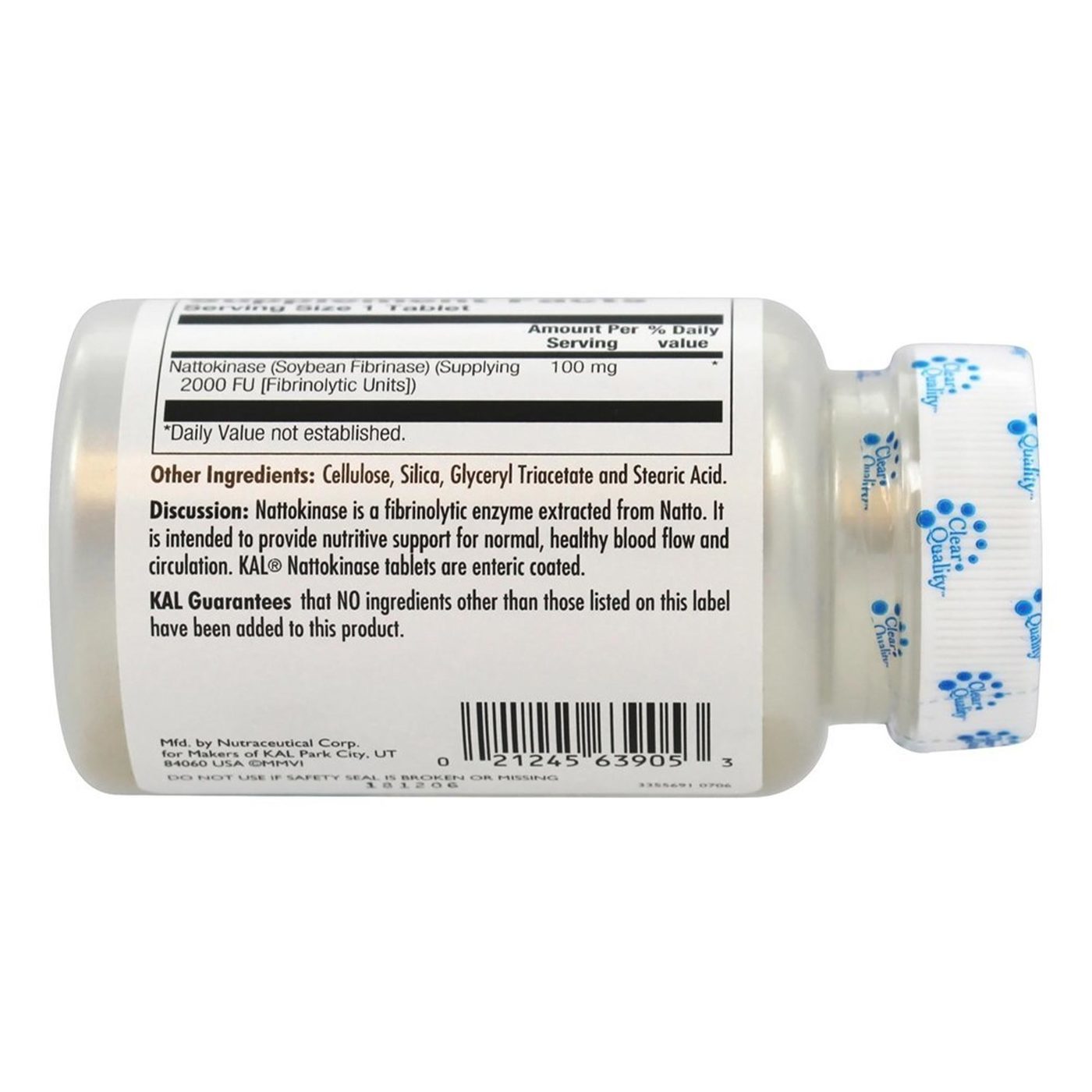 Comprar Kal Nattokinasa 100 mg 30 Tabletes - Imagem 3