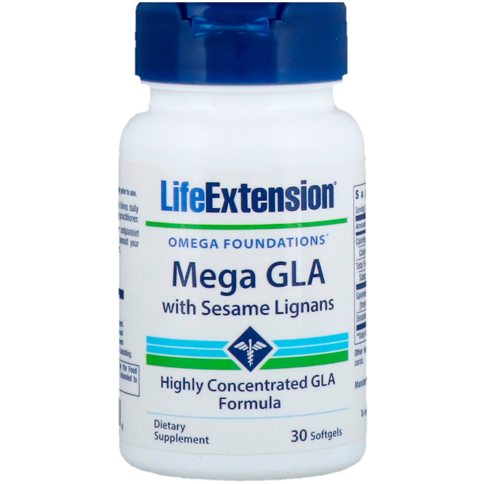 Comprar Life Extension, Mega GLA com Lignanas de Gergelim, 30 Cápsulas Softgel
