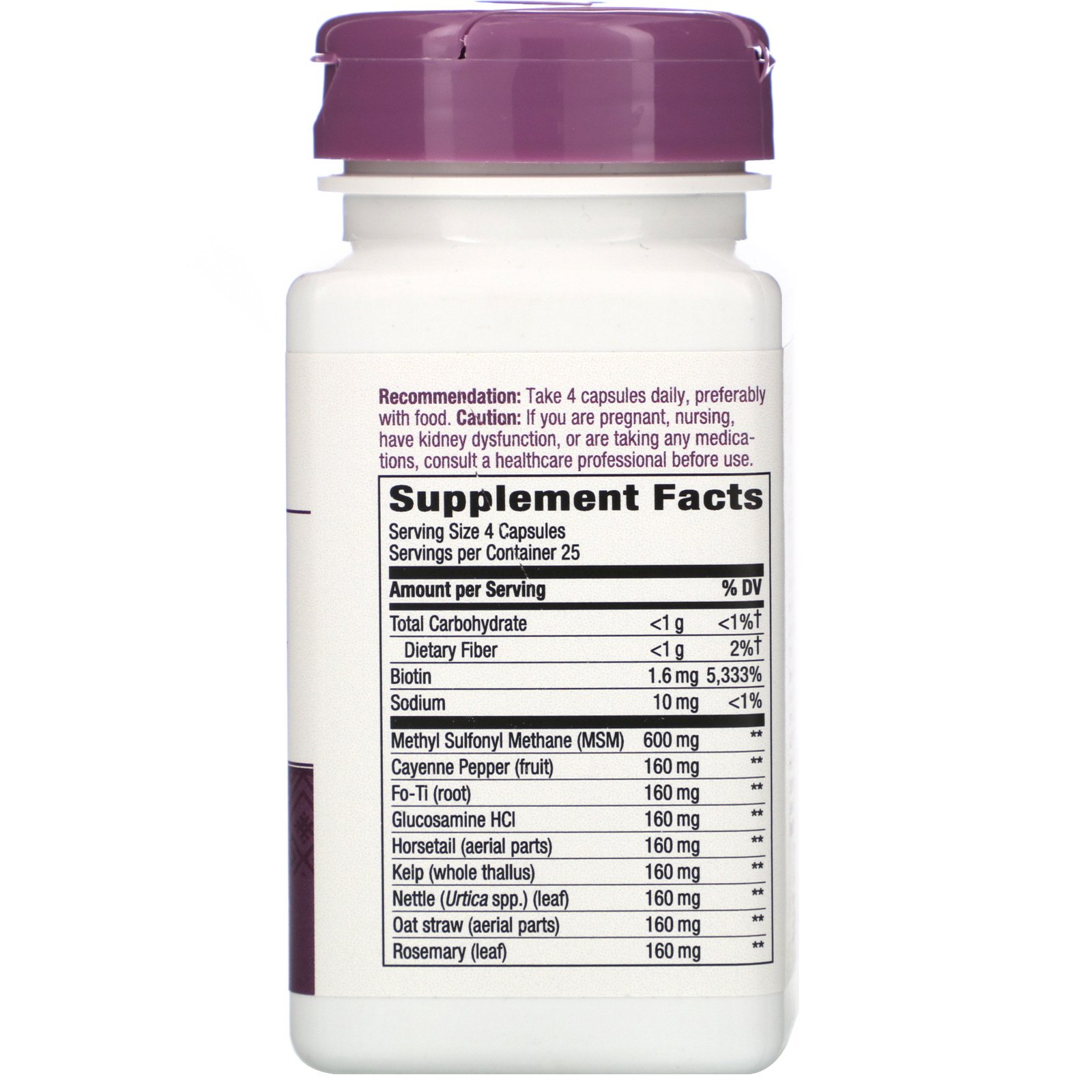 Comprar Nature's Way, Hair & Skin, 100 Capsules - Imagem 2
