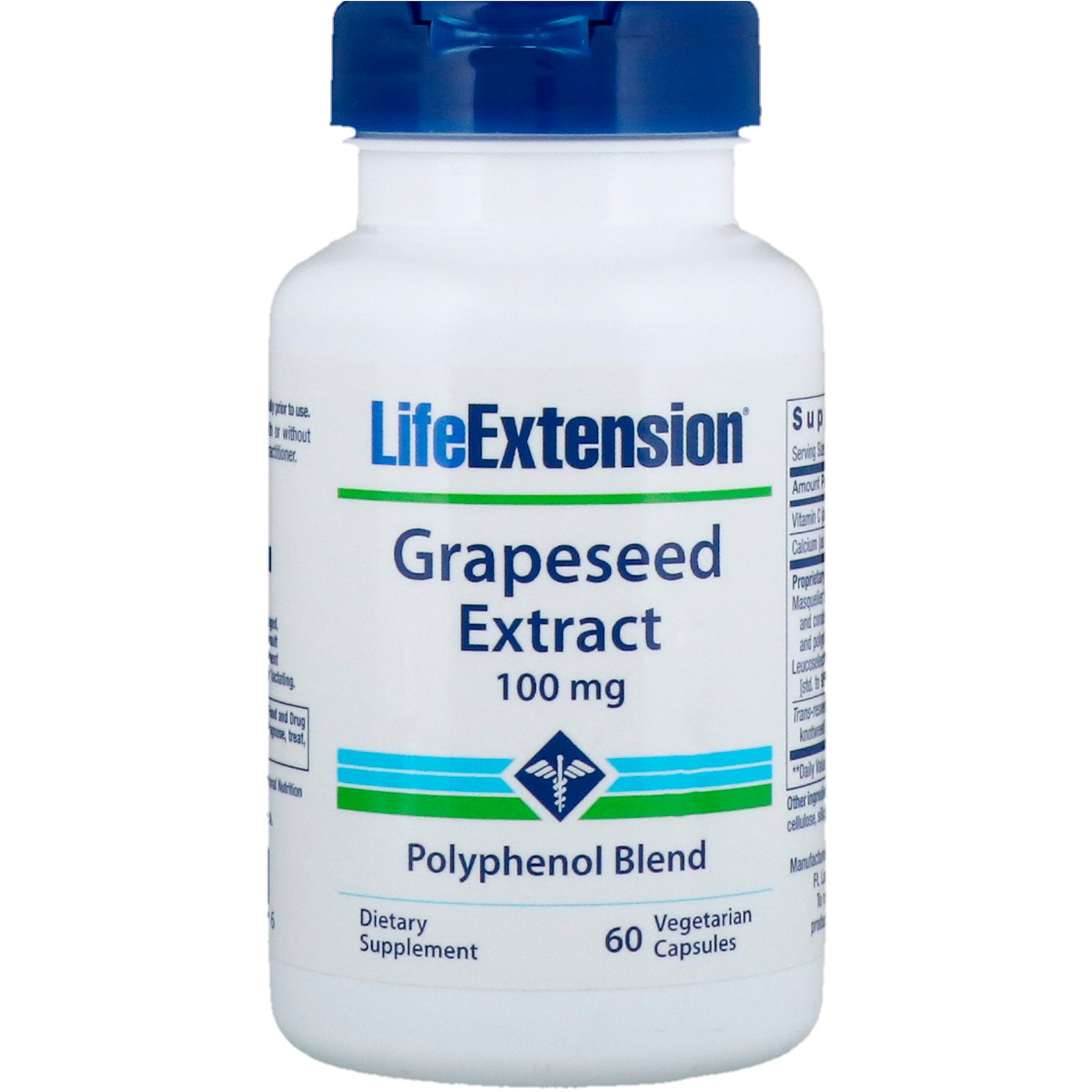 Comprar Life Extension, Grapeseed Extract, 100 mg, 60 Vegetarian Capsules