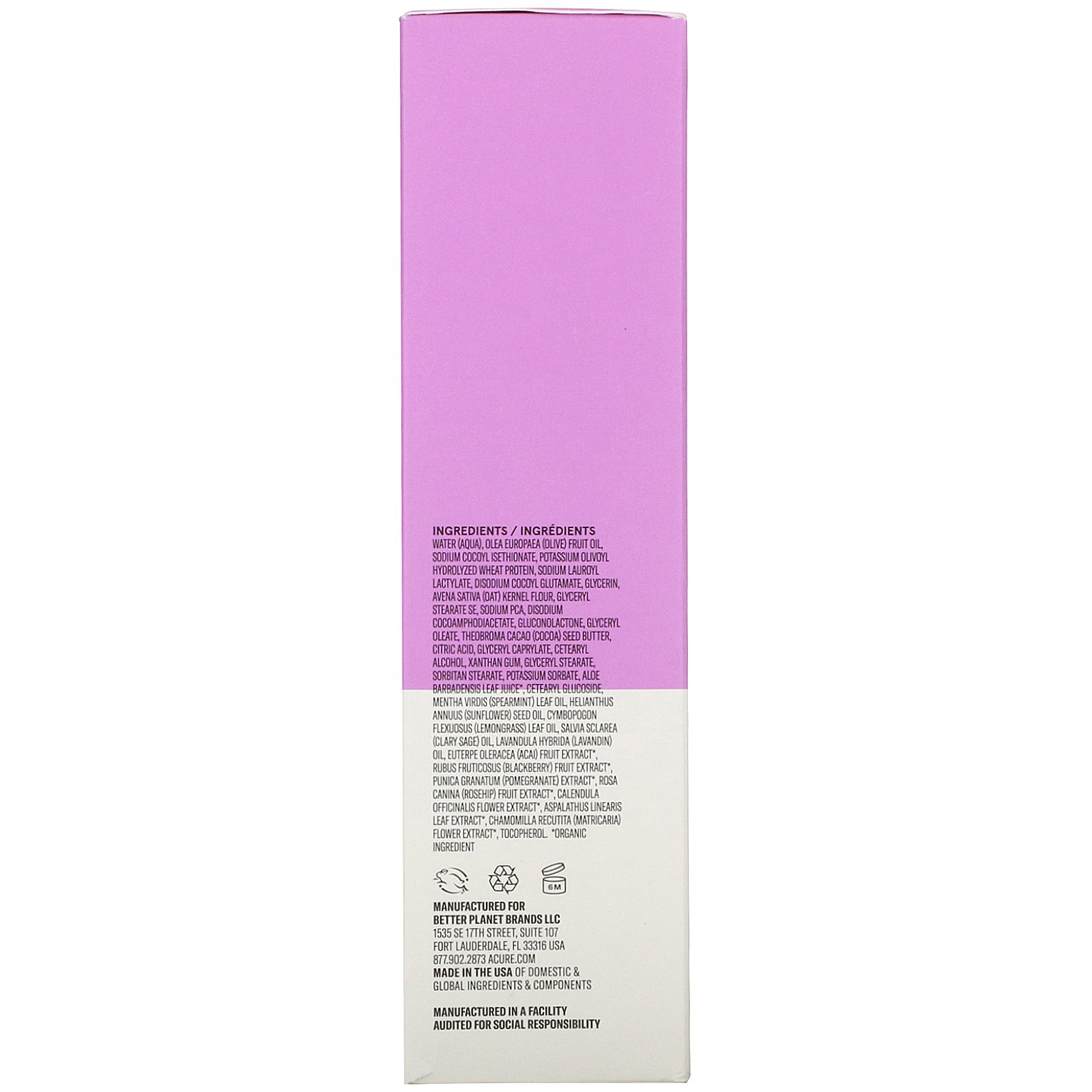Comprar Acure, Radically Rejuvenating Cleansing Cream, 4 fl oz (118 ml) - Imagem 3