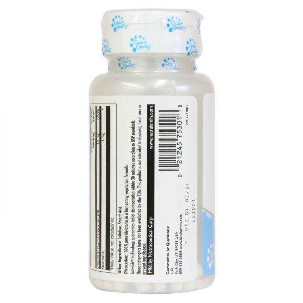 Comprar Kal, Melatonina 3 mg - 30 Tabletes - Imagem 4
