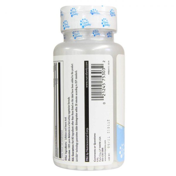Comprar Kal, Melatonina 3 mg - 60 Comprimidos - Imagem 4