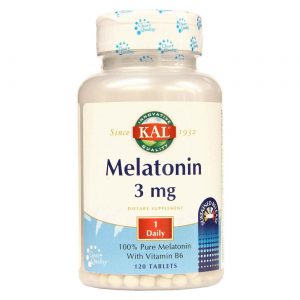 Comprar Kal, Melatonina 3 mg de Libertação Prolongada - 120 Tabletes