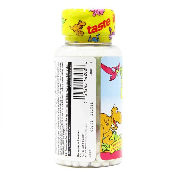 Comprar Kal, Vitamina D-Rex™, Sabor Chiclé de Bola - 90 Pastilhas Mastigáveis - Imagem 4