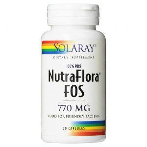 Comprar Solaray NutraFlora FOS 770 mg 60 Cápsulas