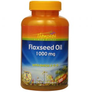 Comprar Thompson Óleo de linhaça 1000 mg 100 Cápsulas