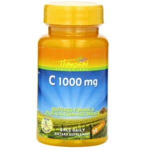Comprar Thompson Vitamina C Tamponada (Buffered) 1000 mg - 30 Tabletes