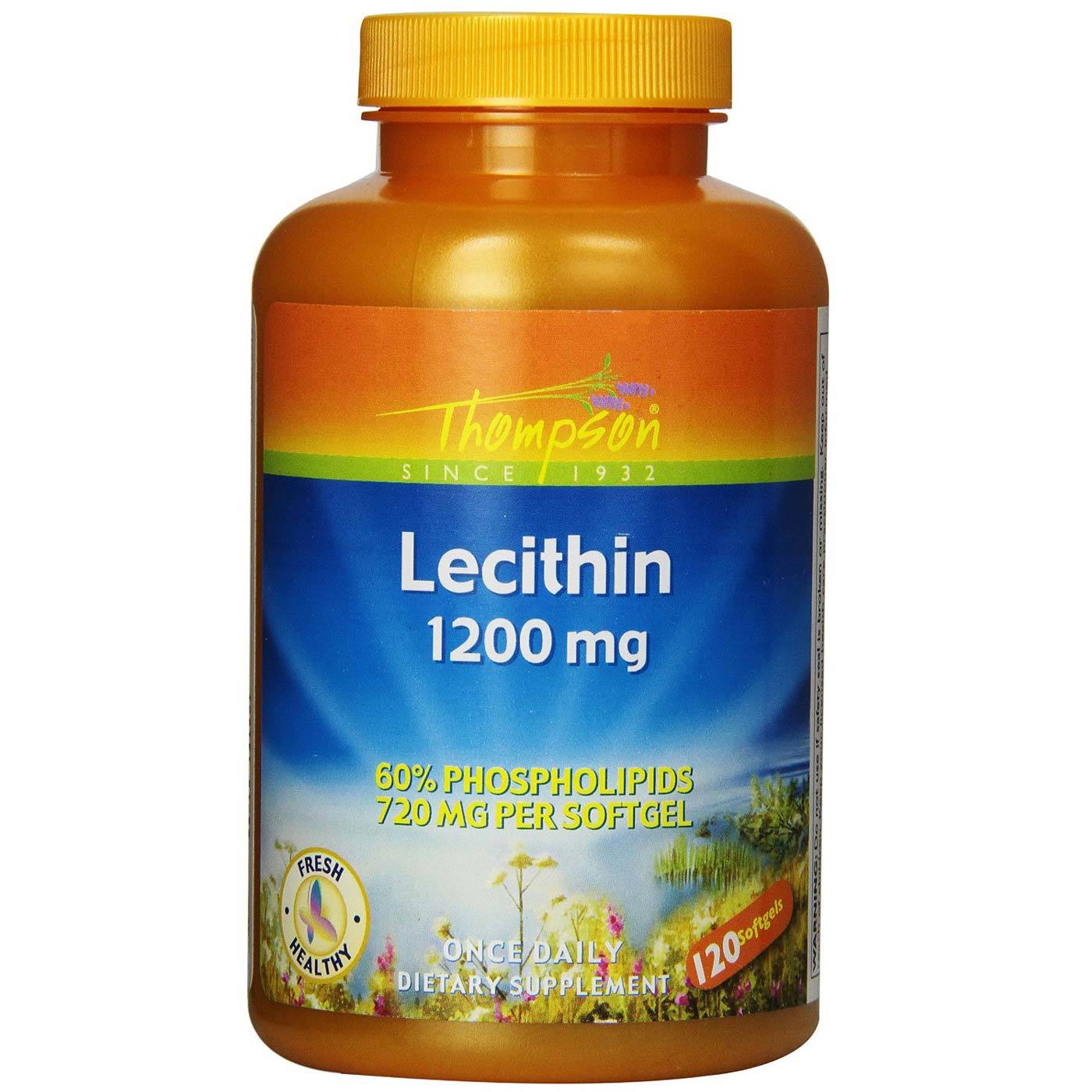 Comprar Thompson Lecitina de 1.200 mg 60 Cápsulas