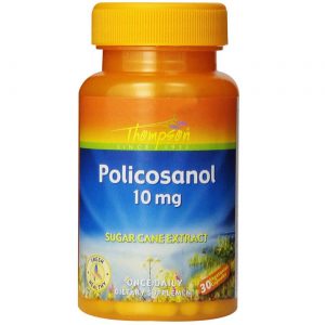 Comprar Thompson Policosanol 10 mg 30 Cápsulas Vegetarianas