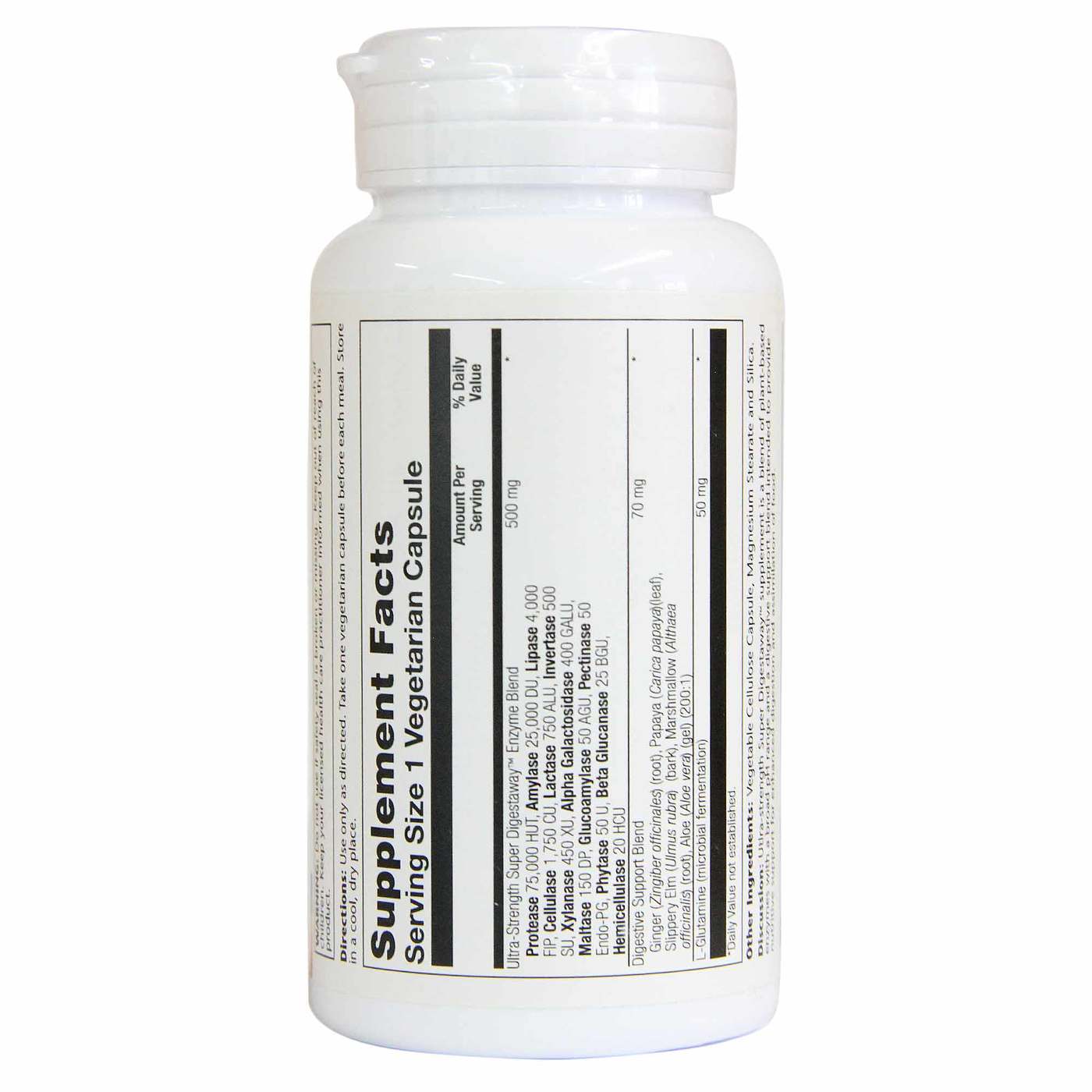 Comprar Solaray Super Digestaway Plant-Based Enzimas 60 Cápsulas Vegetarianas - Imagem 3