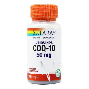 Comprar Solaray Ubiquinol CoQ-10 50 mg 30 Cápsulas