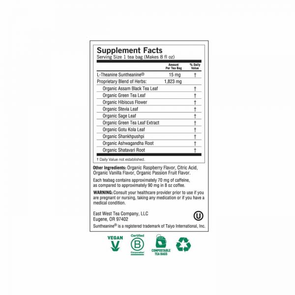Comprar Yogi Tea Organic Teas, Chá Energia Perfeita, Framboesa Paixão - 16 Saquinhos - Imagem 5