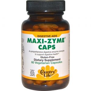 Comprar Country Life Maxi-Zyme 60 Cápsulas Vegetarianas