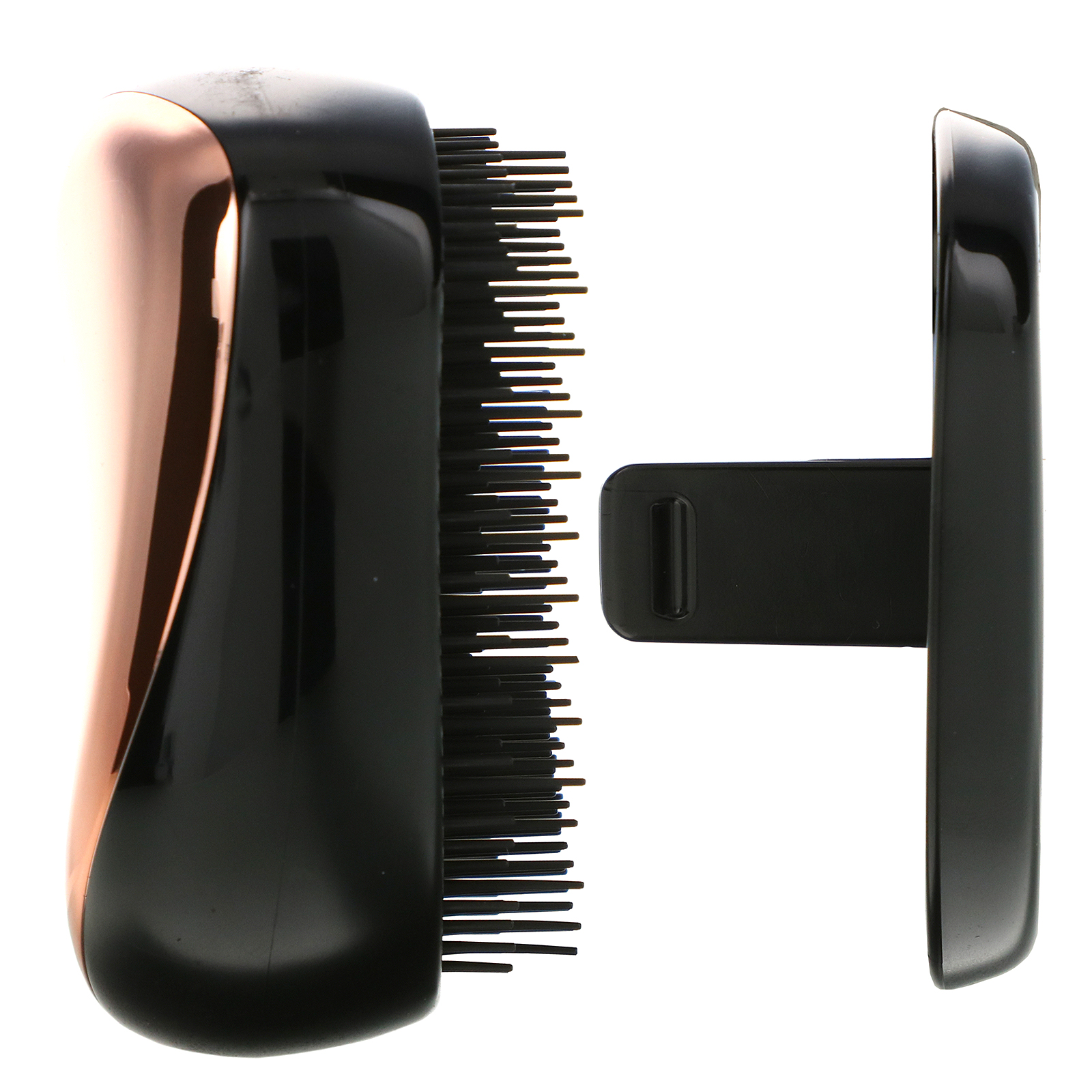Comprar Tangle Teezer, Compact Styler, Smooth and Shine, On-The-Go Detangling Hairbrush, Rose Gold Black, 1 Brush - Imagem 3