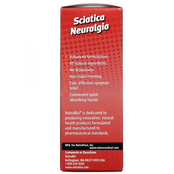 Comprar Natra-Bio, Ciática Neualgia - Sem Sabor - 1 fl oz (30mL) - Imagem 4