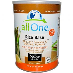 Comprar All One, Multivitamínico à Base de Arroz, Sem Sabor - 1 Kg (66 Dias de Suprimento)