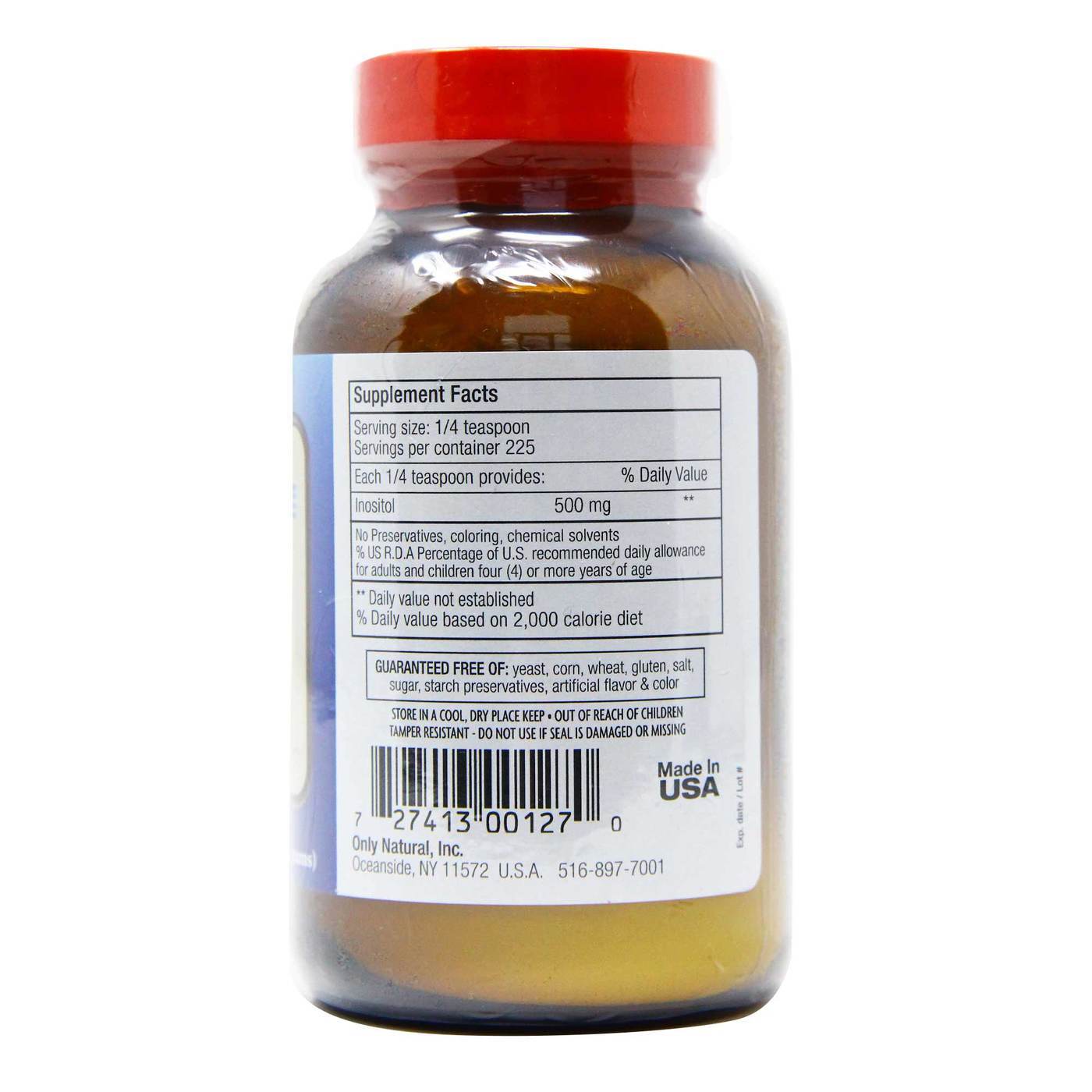 Comprar Only Natural, Inositol Puro em Pó - 112 g - Imagem 2