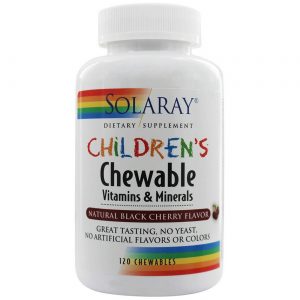 Comprar Solaray, Multivitamínico Infantil Mastigáveis, Cereja - 120 Mastigáveis