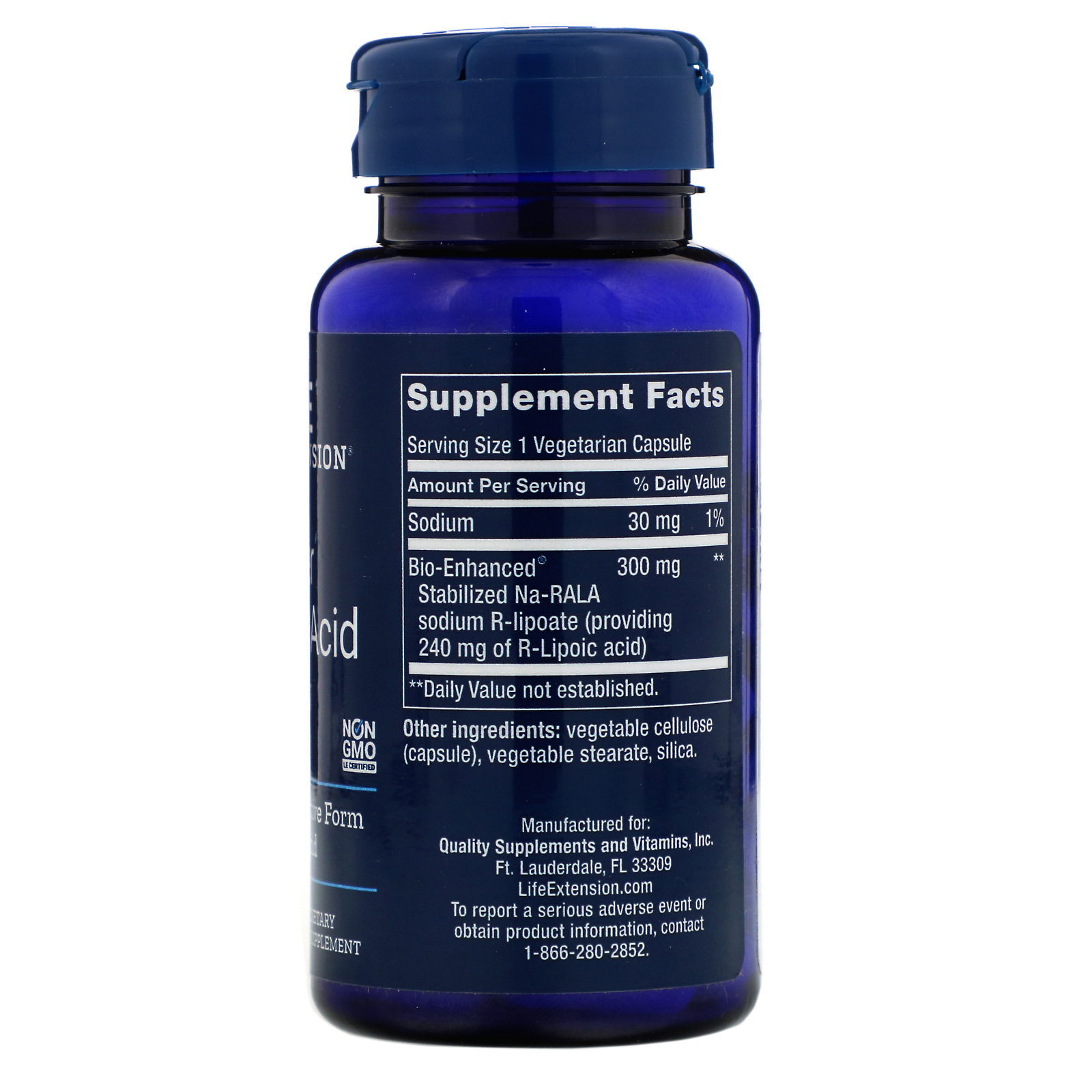 Comprar Life Extension, Super Ácido R-Lipoico, 240 mg, 60 Cápsulas Vegetarianas - Imagem 2