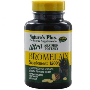 Comprar Nature's Plus, Ultra Bromelaína 1500 mg - 60 Tabletes