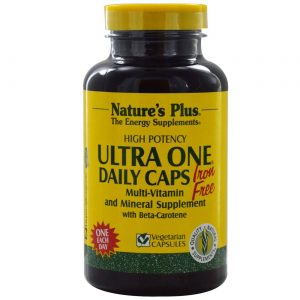 Comprar Nature's Plus, Ultra One® - Cápsulas Diárias, Livre de Ferro - 60 Cápsulas Vegetarianas
