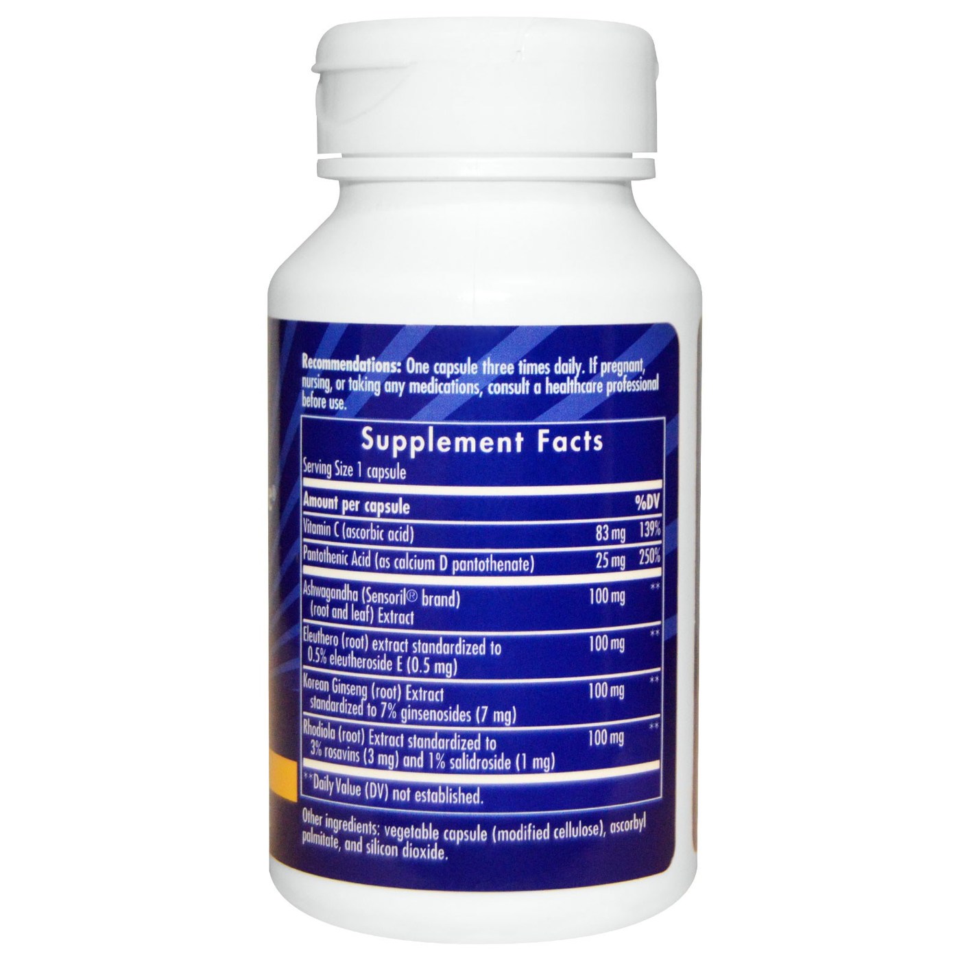 Comprar Enzymatic Therapy, ADRENergize® Ervas - 60 Cápsulas Vegetarianas - Imagem 2