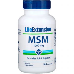 Comprar Life Extension, MSM, 1000 mg, 100 Cápsulas
