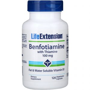 Comprar Life Extension, Benfotiamina, com Tiamina, 100 mg, 120 Cápsulas Vegetais