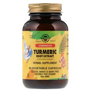 Comprar Solgar, Extrato de Raiz de Cúrcuma, 60 Cápsulas Vegetais