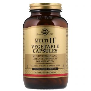 Comprar Solgar, Cápsulas Vegetais Multi II, 180 Cápsulas Vegetais