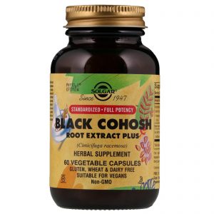 Comprar Solgar, Extrato de Raiz de Cohosh-Preto, 60 cápsulas vegetais