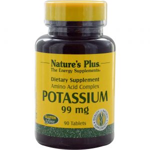 Comprar Nature's Plus, Potássio 99 mg - 90 Tabletes