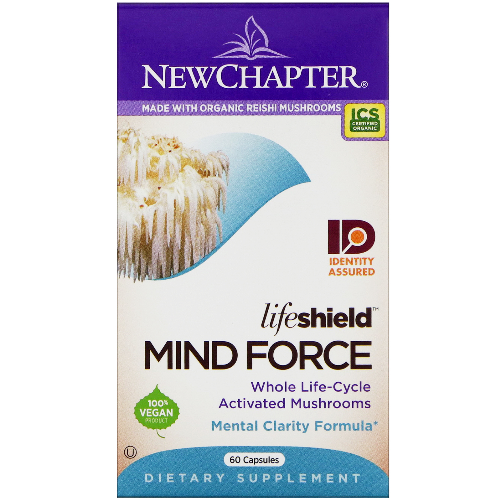 Comprar New Chapter, LifeShield, Mind Force, 60 cápsulas