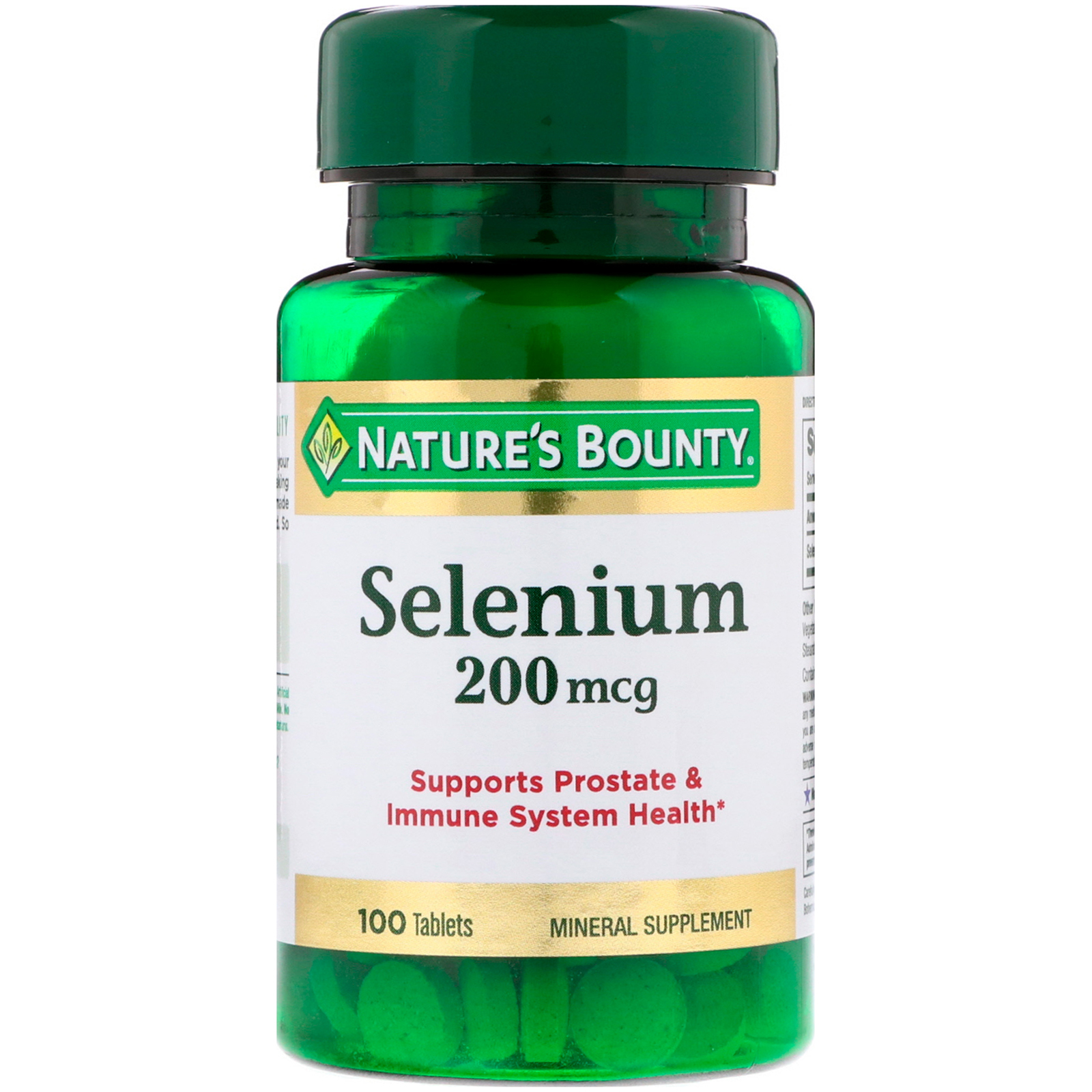 Comprar Nature's Bounty, Selênio, 200 mcg, 100 Cápsulas
