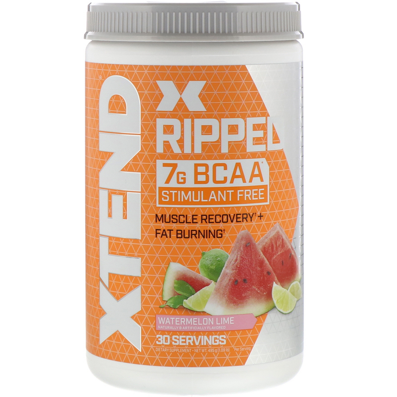 Comprar Scivation, Xtend Ripped, 7G BCAA, Lima e Melancia, 495 g (1,09 lb)