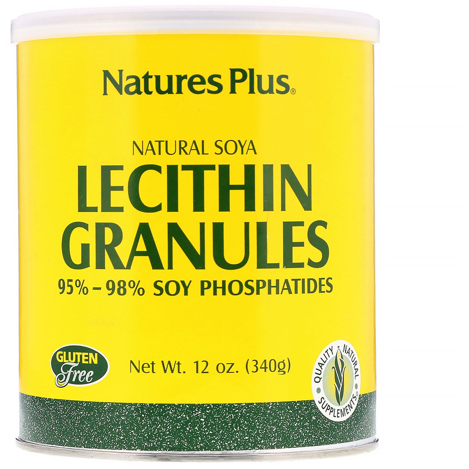 Comprar Nature's Plus, Grânulos de Lecitina, Soja Natural, 12 oz (340 g)