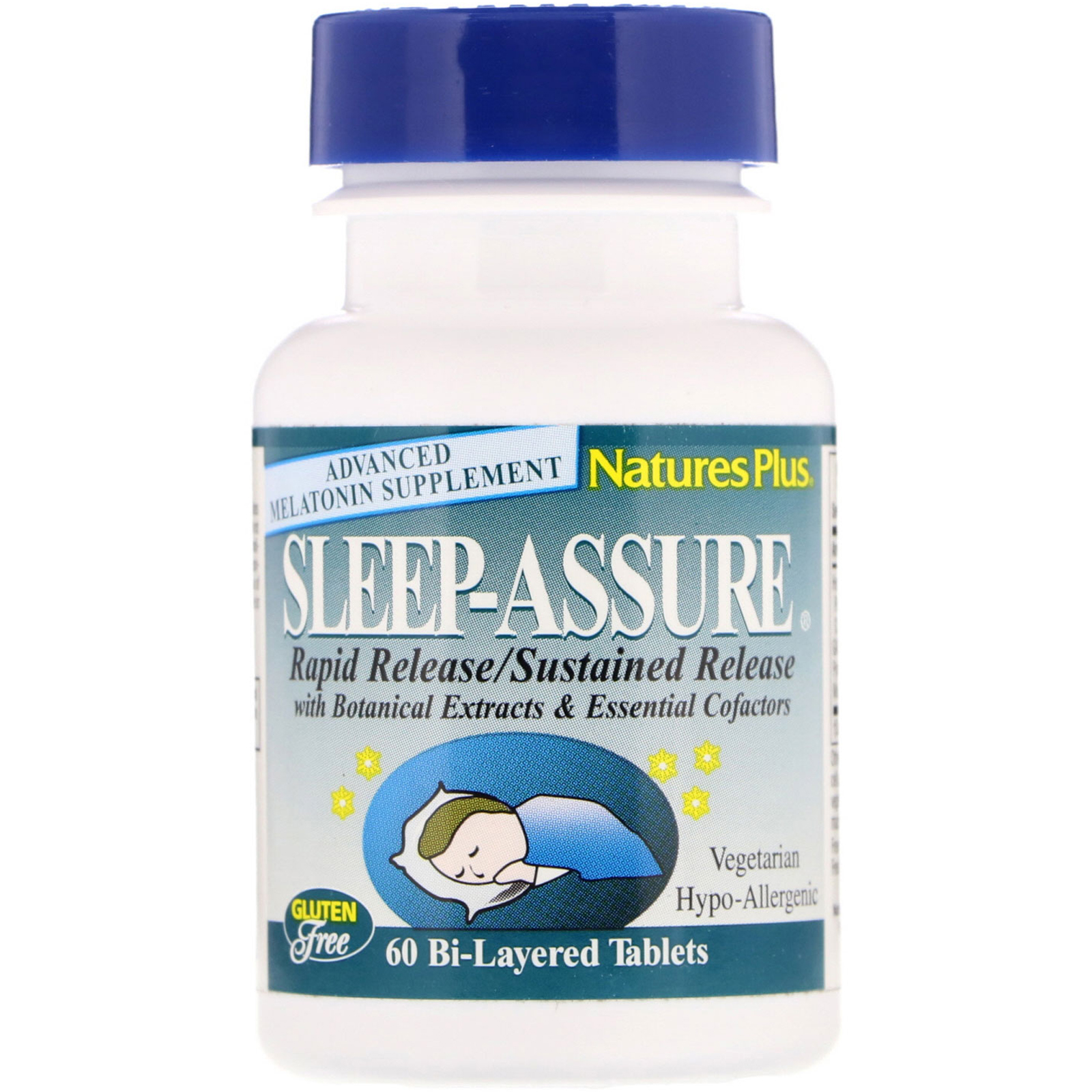 Comprar Nature's Plus, Sleep Assure, 60 Comprimidos de Dupla Camada