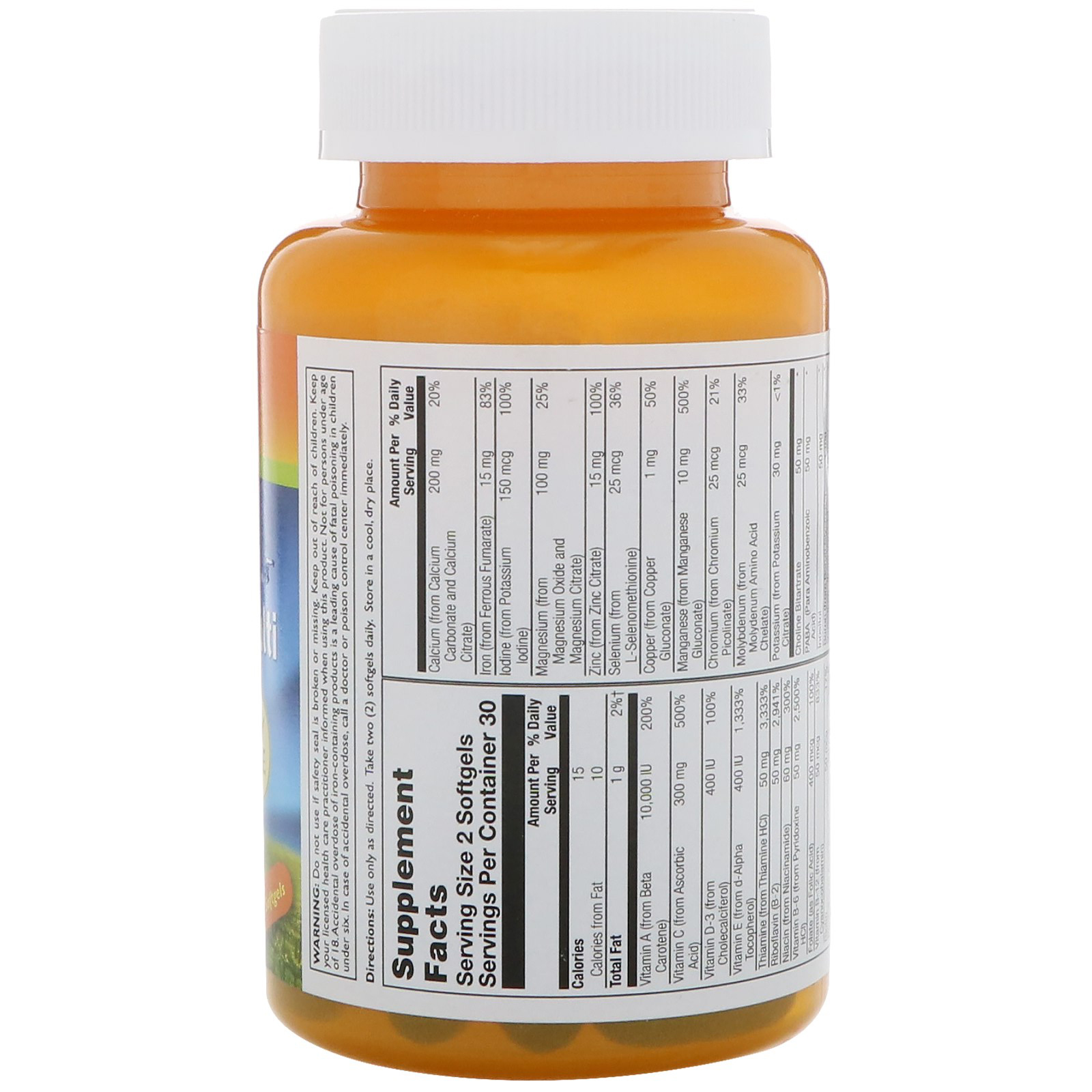 Comprar Thompson, Vitaplex Premium Soft Multi, 60 Softgels - Imagem 2