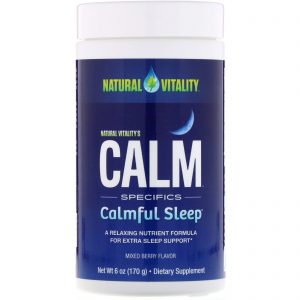 Comprar Natural Vitality, Calm, Calmful Sleep, Sabor de Mistura de Frutos Silvestres, 170 g (6 oz)