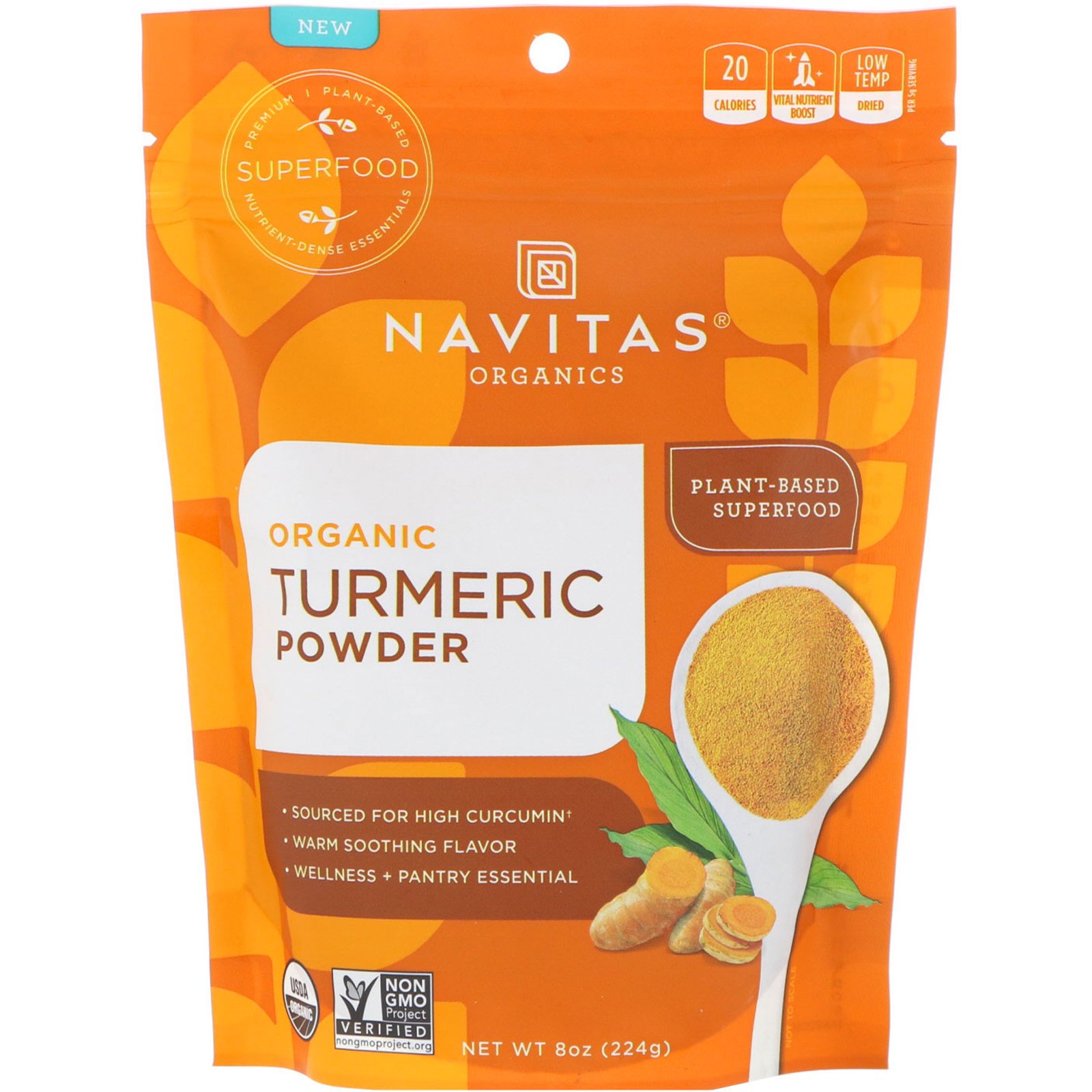 Comprar Navitas Organics, Açafrão Orgânico em Pó, 8 oz (224 g)