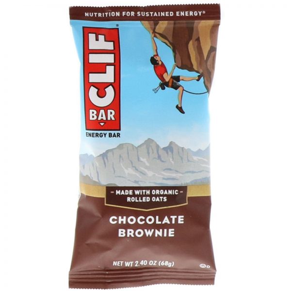 Comprar Clif Bar, Barra de Energia, Chocolate Brownie, 12 barras, 2,40 onças (68g) - Imagem 4