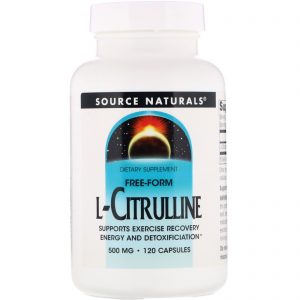 Comprar Source Naturals, L-citrulina, 500 mg, 120 Cápsulas