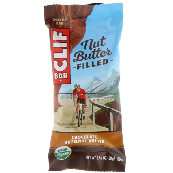 Comprar Clif Bar, Organic, Nut Butter Filled Energy Bar, Chocolate Hazelnut Butter, 12 Energy Bars, 1.76 oz (50 g) Each - Imagem 4