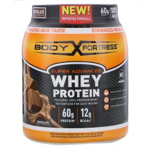 Comprar Body Fortress, Super Advanced Whey Protein, Chocolate, 2 lb (907 g)